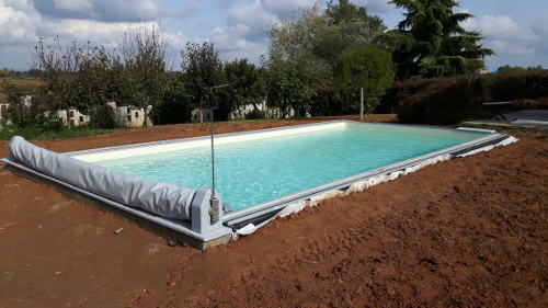 piscina laghetto in acciaio, costruibile senza permessi