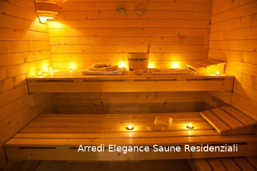 arredi elegance per saune residenziali